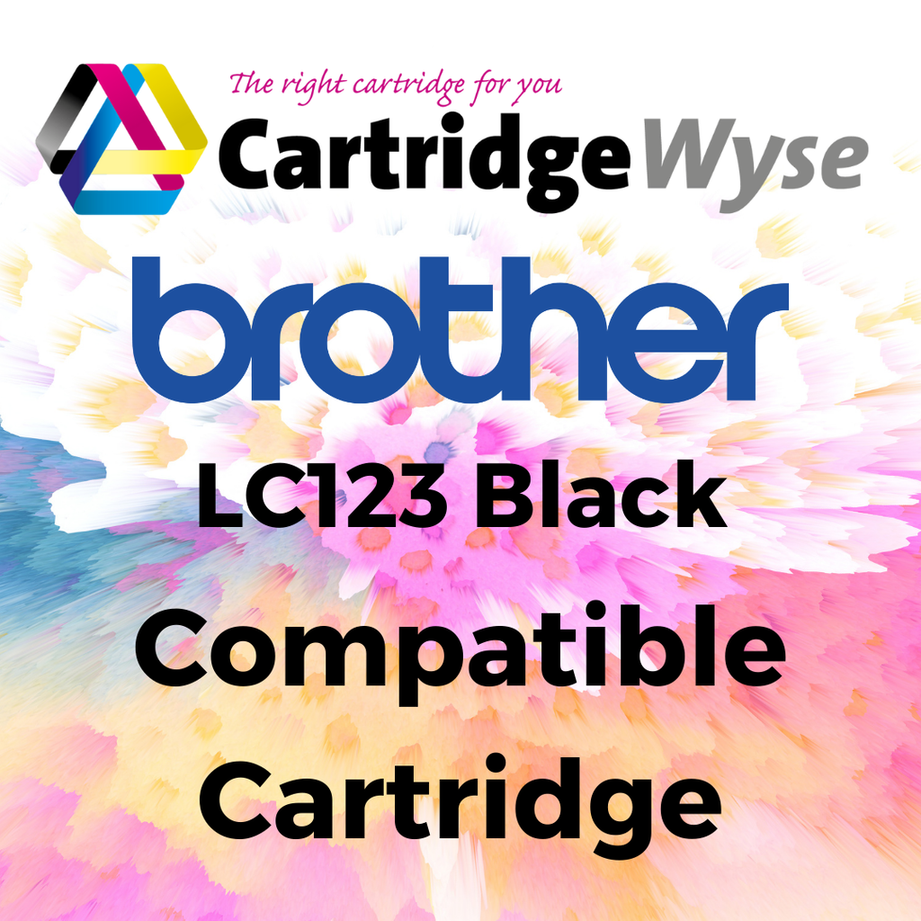 Compatible Brother LC123 Black Ink Cartridge 