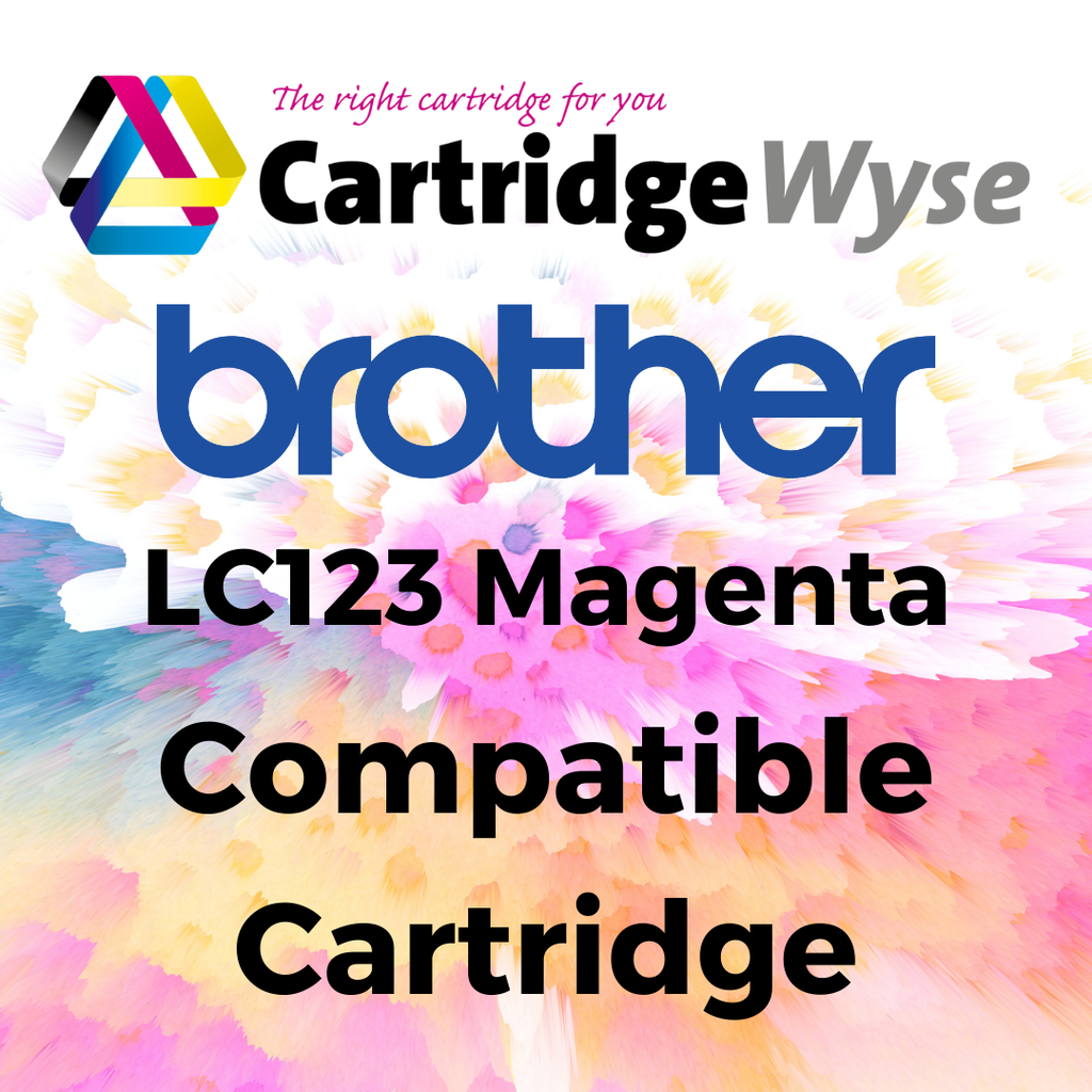 Compatible Brother LC123 Magenta Ink Cartridge