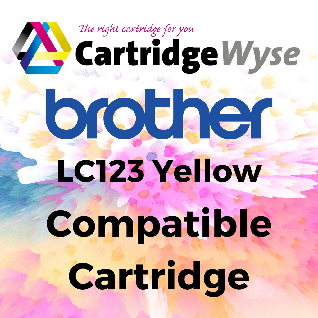 Compatible Brother LC123 Yellow Ink Cartridge