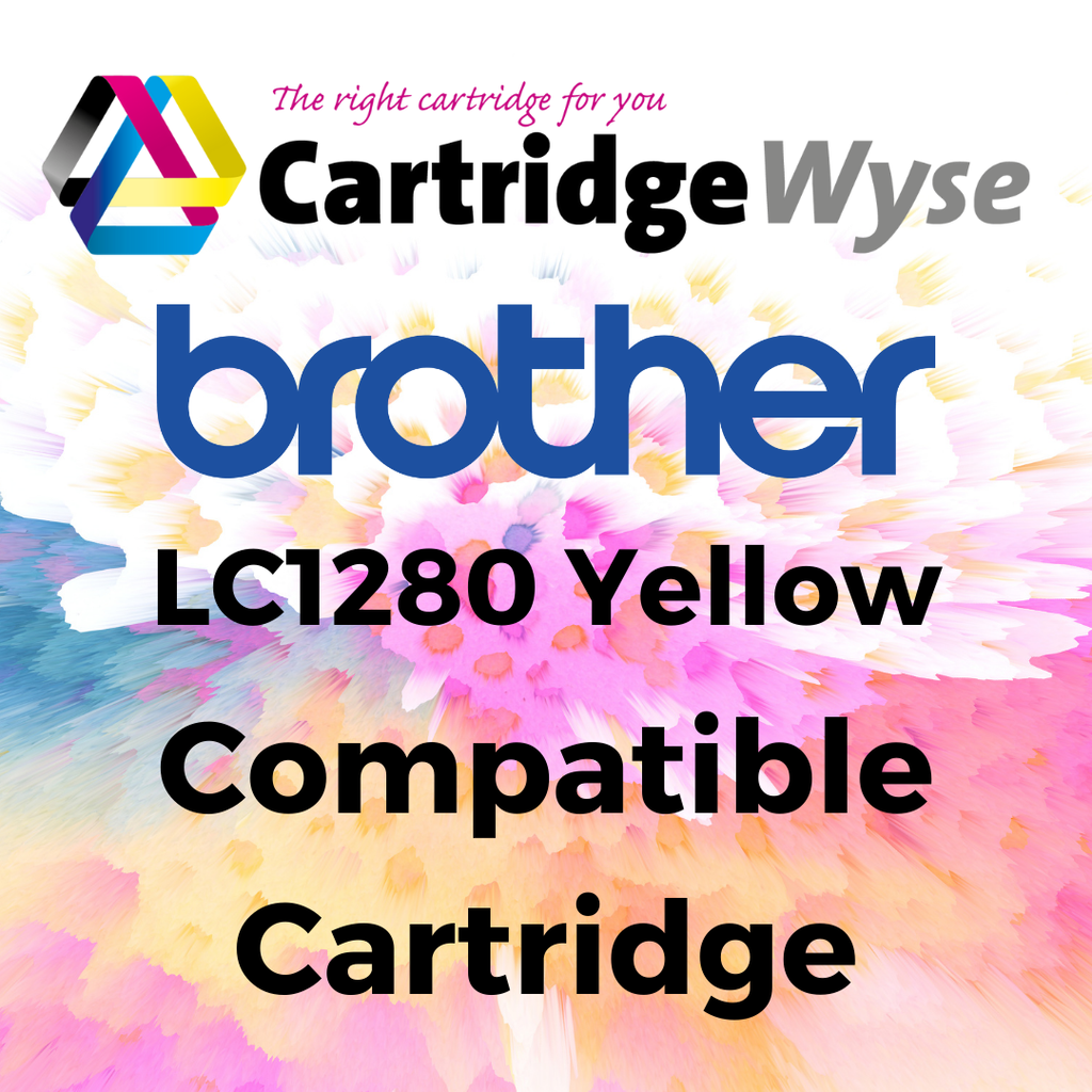 Compatible Brother LC1280XL Yellow High Compatible Ink Cartridge