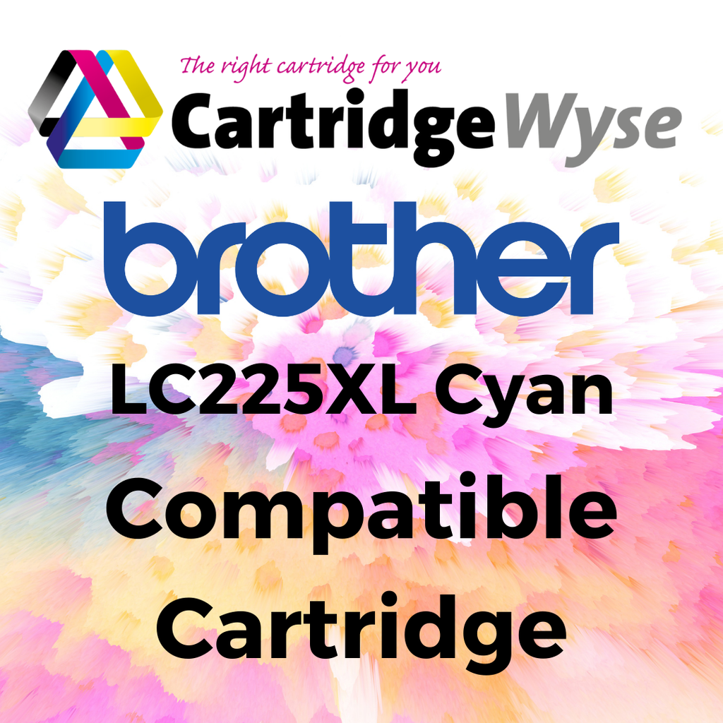 Compatible Brother LC225XL Cyan High Capacity Ink Cartridge