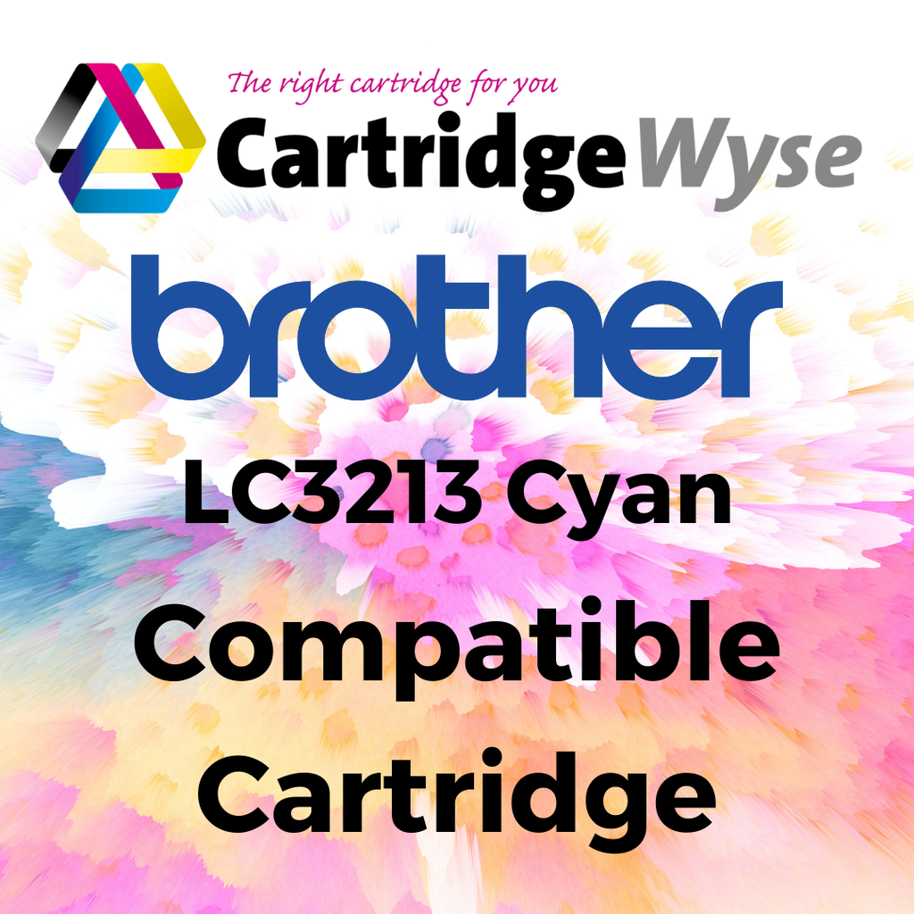 Compatible Brother LC3213/3211 Cyan High Capacity Ink Cartridge