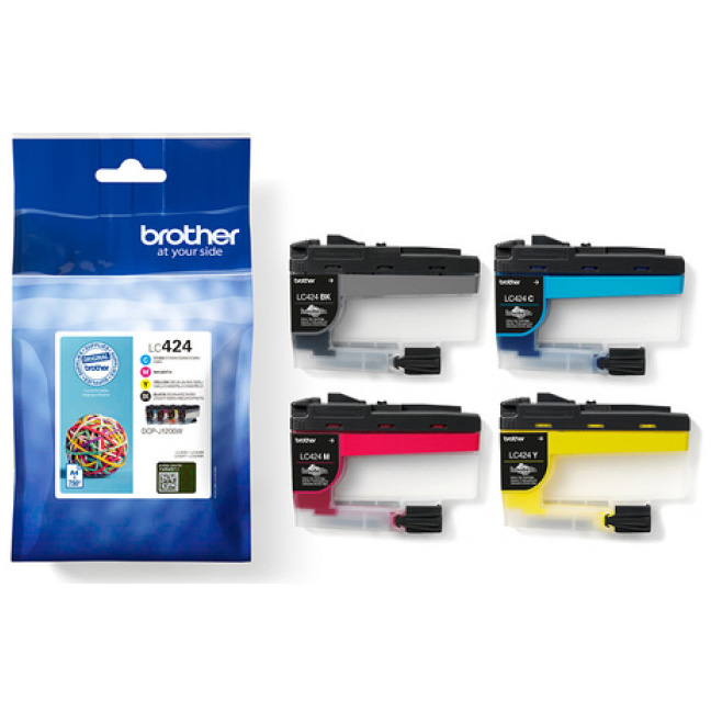 Brother LC424 Ink Cartridge Multipack - 4 Inks