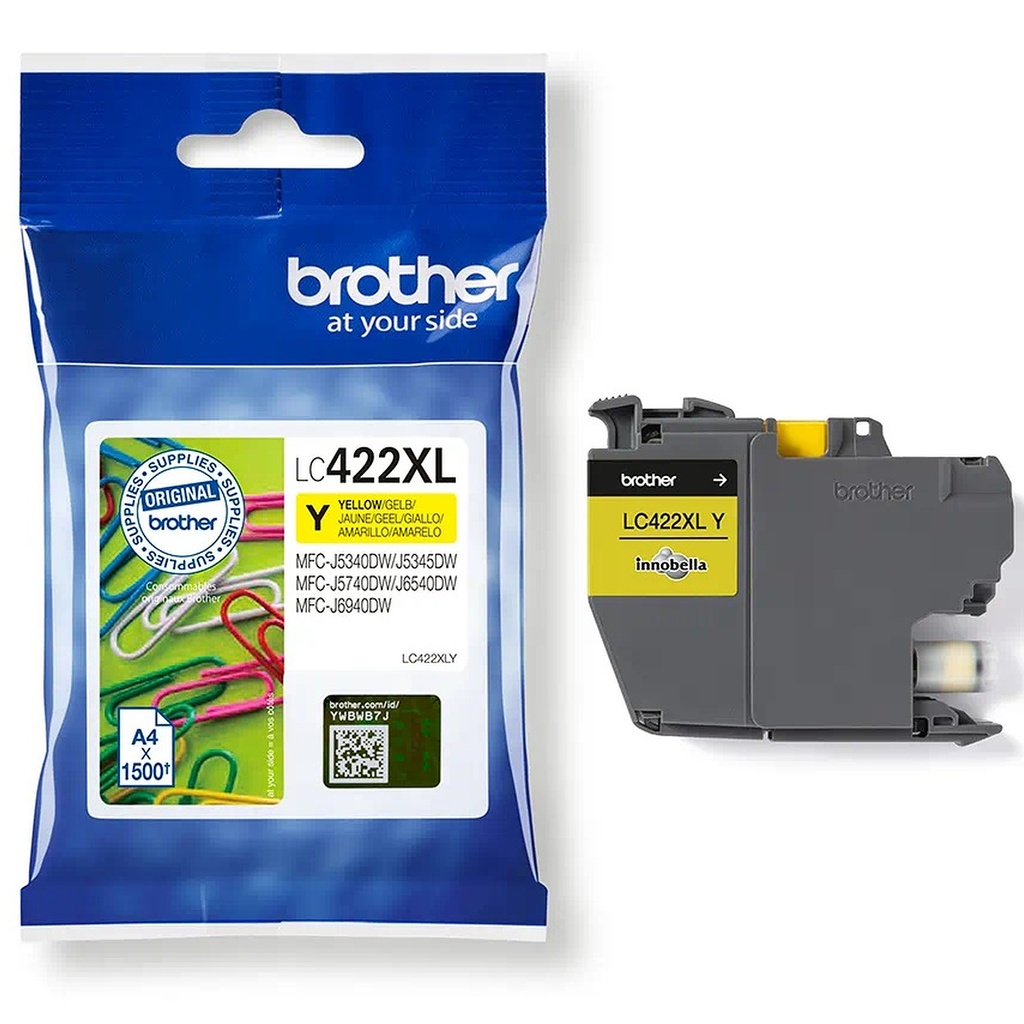 Brother LC422XL Yellow High Capacity Ink Cartridge