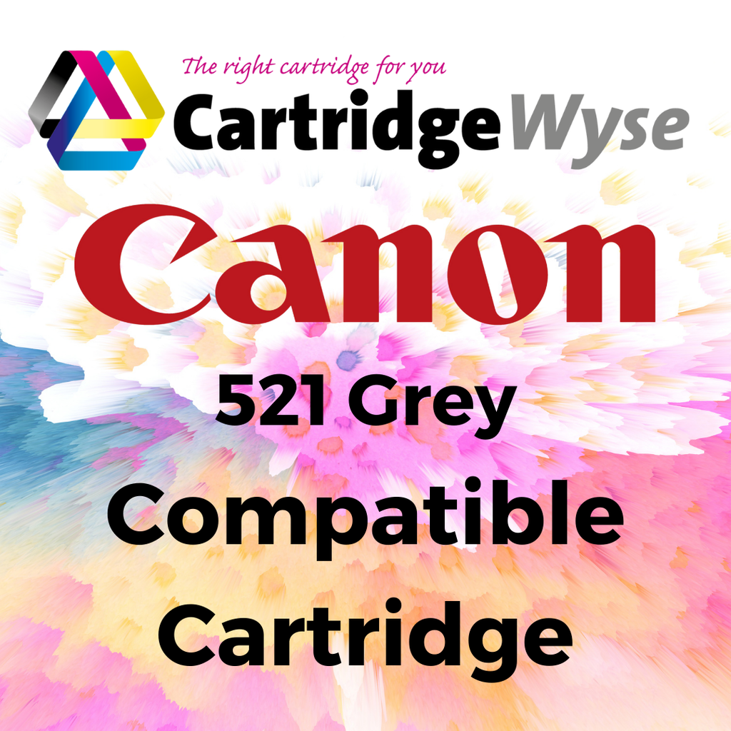 Compatible Canon CLI521 Grey Ink Cartridge 