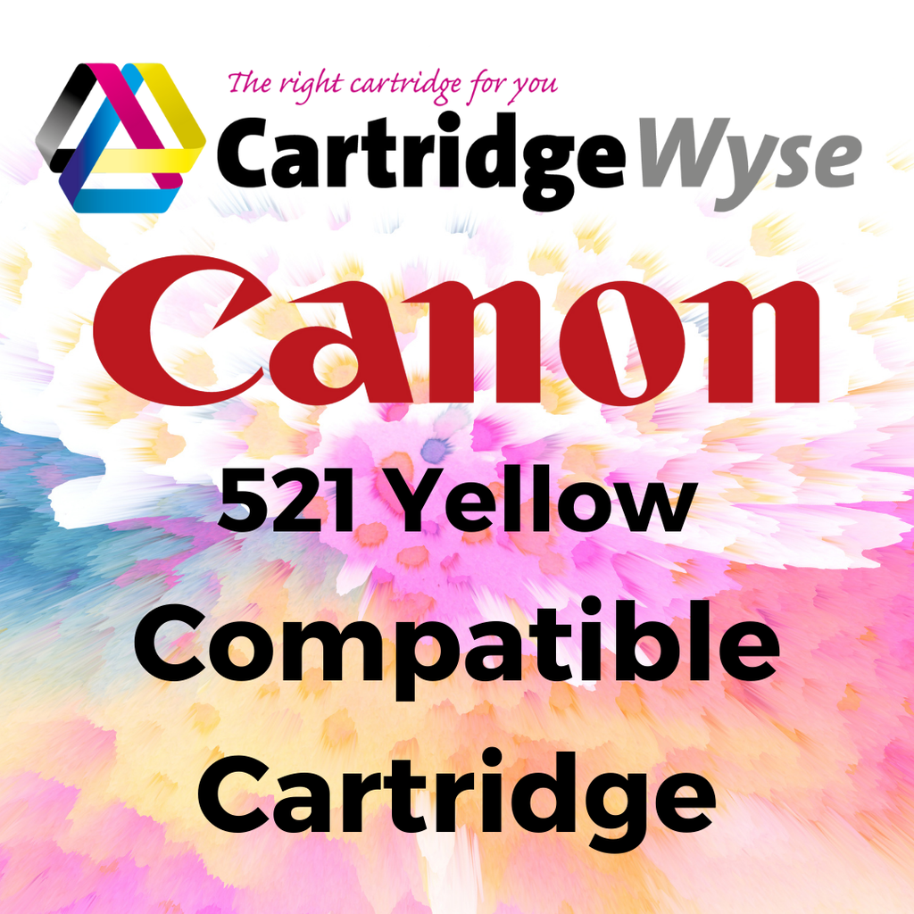 Compatible Canon CLI521 Yellow Ink Cartridge