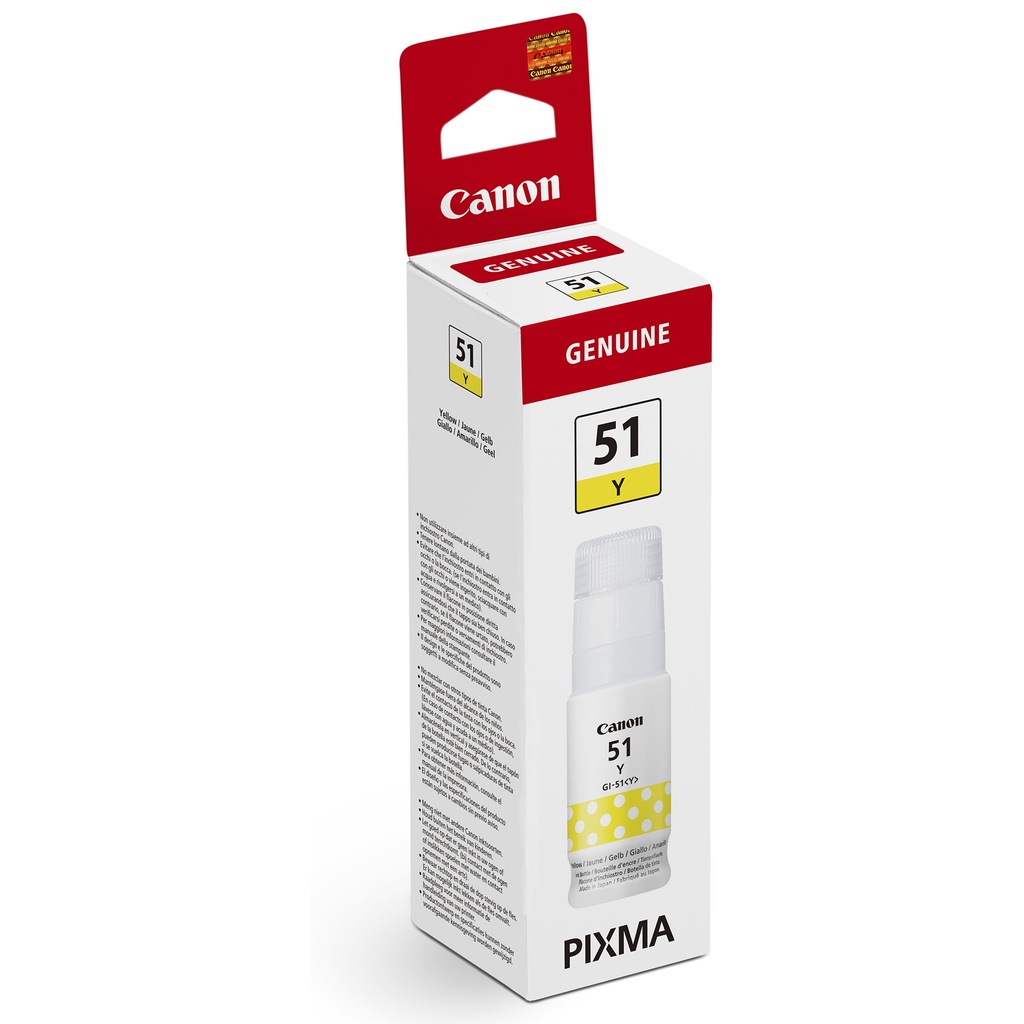 Canon GI-51 Yellow Ink Bottle - 4548C001