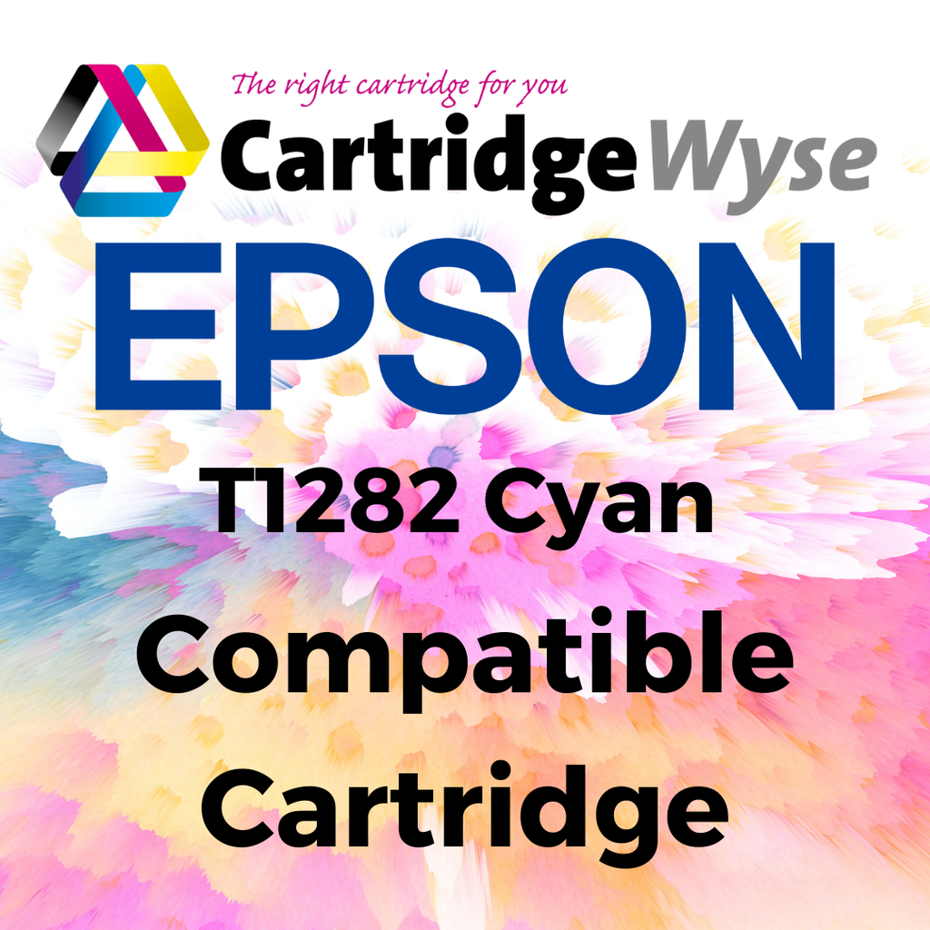 Compatible Epson T1282 Cyan Ink Cartridge