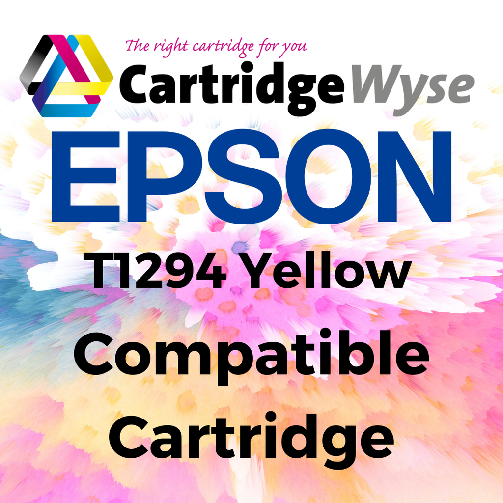 Compatible Epson T1294 Yellow High Capacity Ink Cartridge