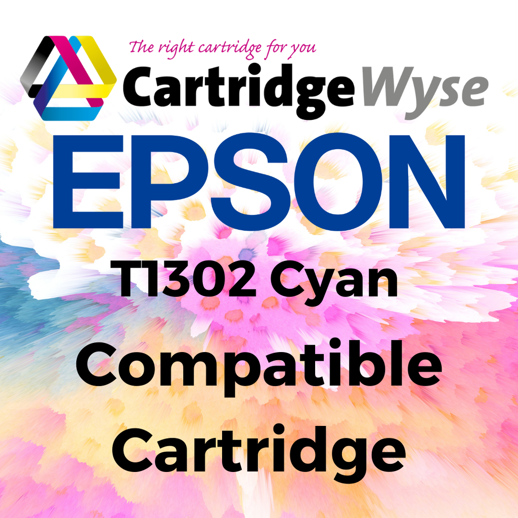 Compatible Epson T1302 Cyan High Capacity Ink Cartridge