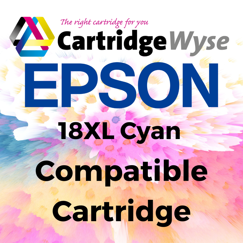 Compatible Epson 18XL Cyan High Capacity Ink Cartridge - T1812 T1802