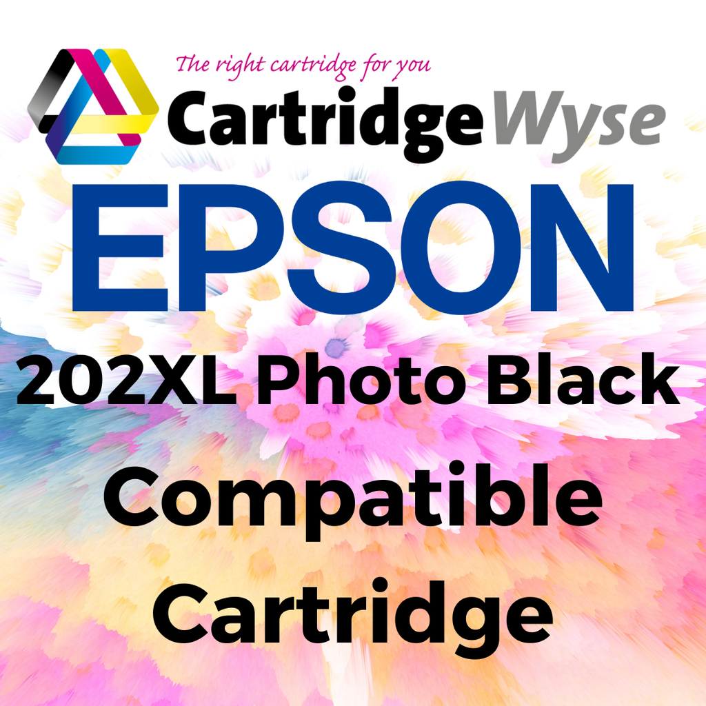 Compatible Epson 202XL Photo Black High Capacity Ink Cartridge - T02H1