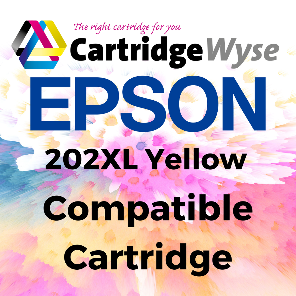 Compatible Epson 202XL Yellow High Capacity Ink Cartridge - T02H4