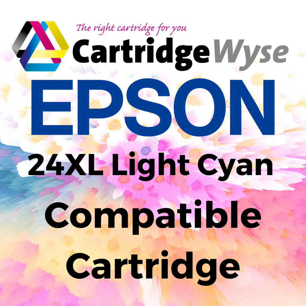 Compatible Epson 24XL Light Cyan High Capacity Ink Cartridge - T2435