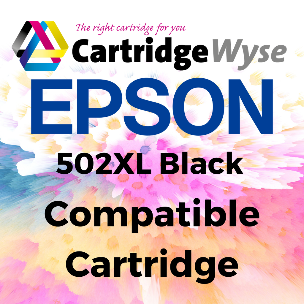 Compatible Epson 502XL Black High Capacity Ink Cartridge - T02W1