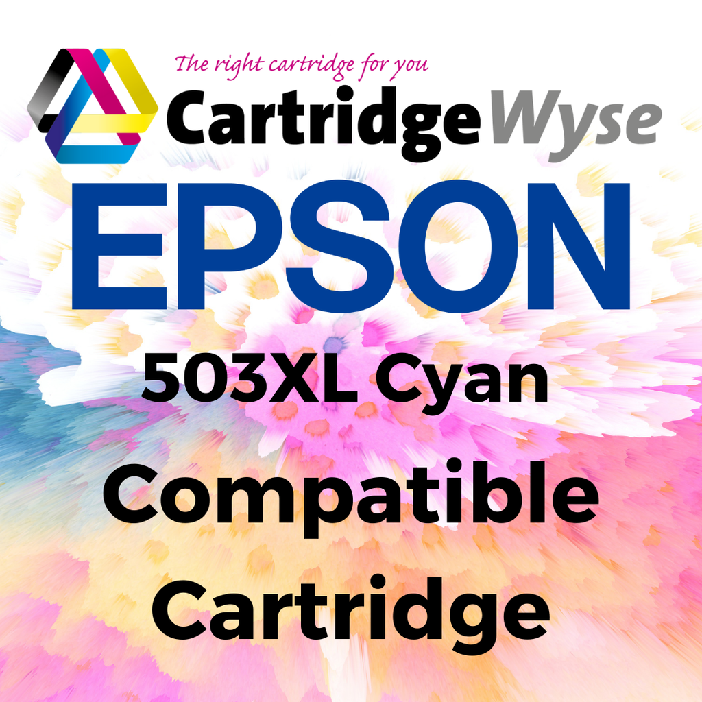 Compatible Epson 503XL Cyan High Capacity Ink Cartridge - T09R2