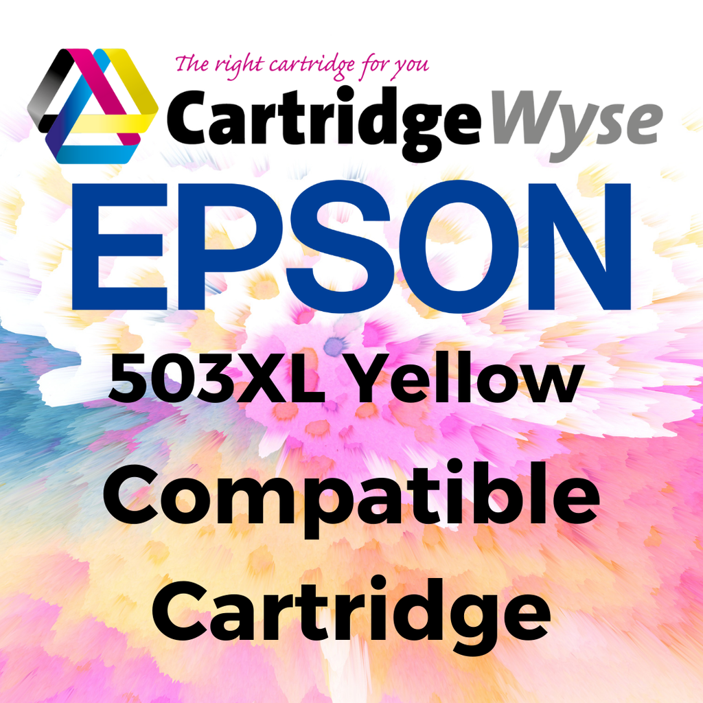 Compatible Epson 503XL Yellow High Capacity Ink Cartridge - T09R4