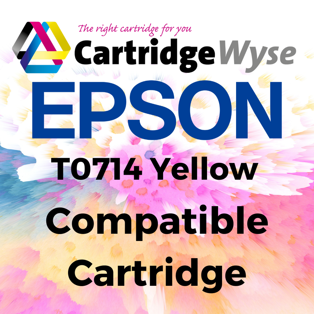 Compatible Epson T0714 Yellow Ink Cartridge