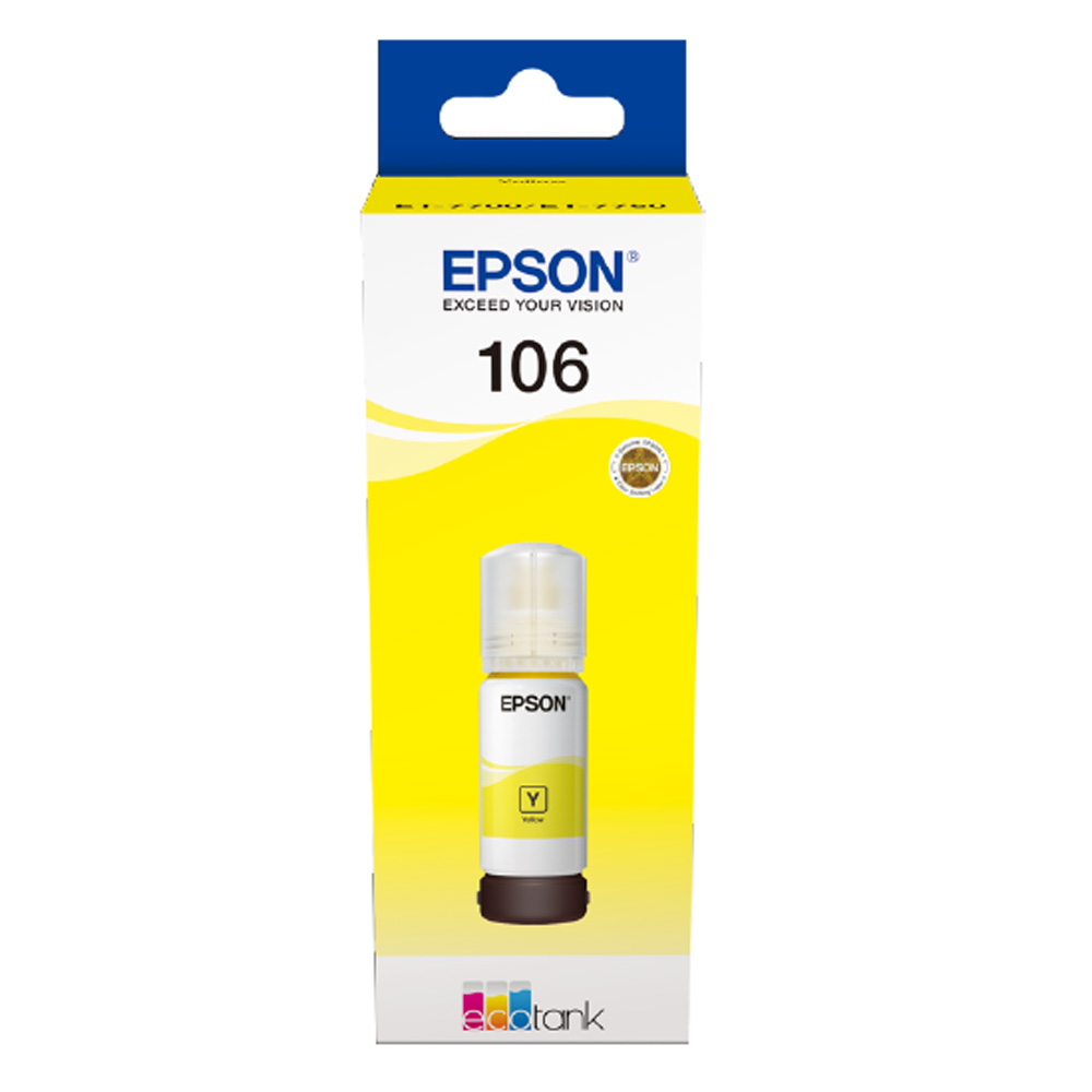 Epson 106 EcoTank Yellow Ink Bottle - T00R4