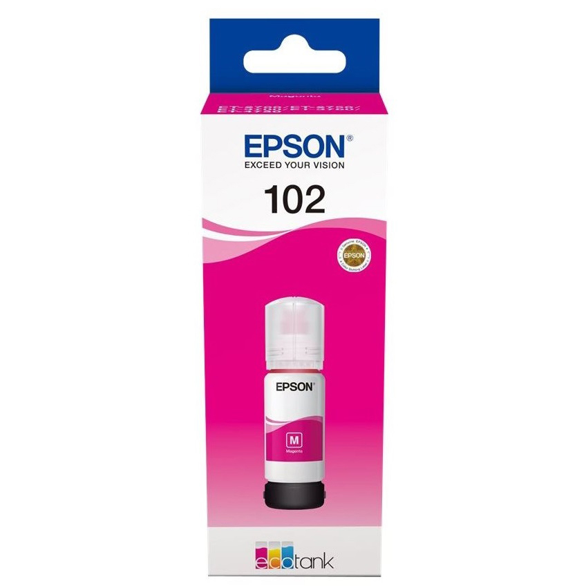 Epson 102 EcoTank Magenta Ink Bottle - T03R3