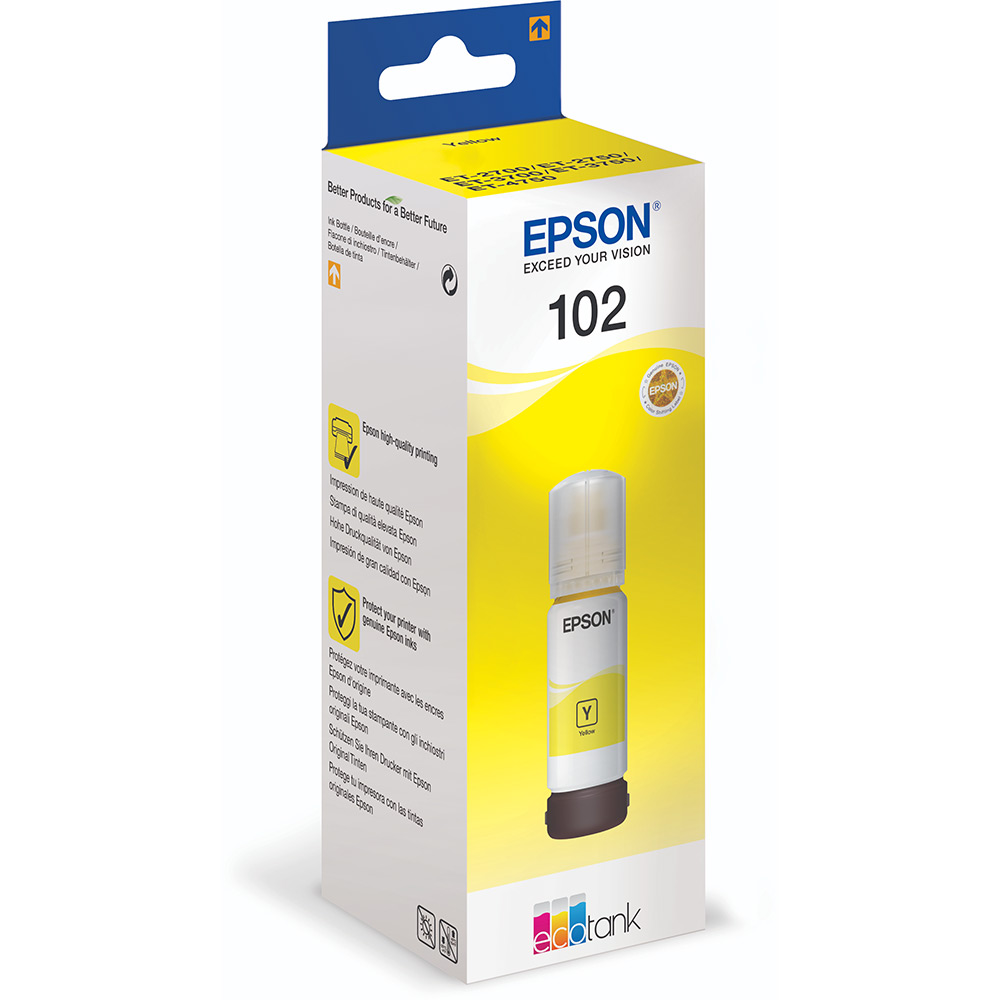 Epson 102 EcoTank Yellow Ink Bottle - T03R4