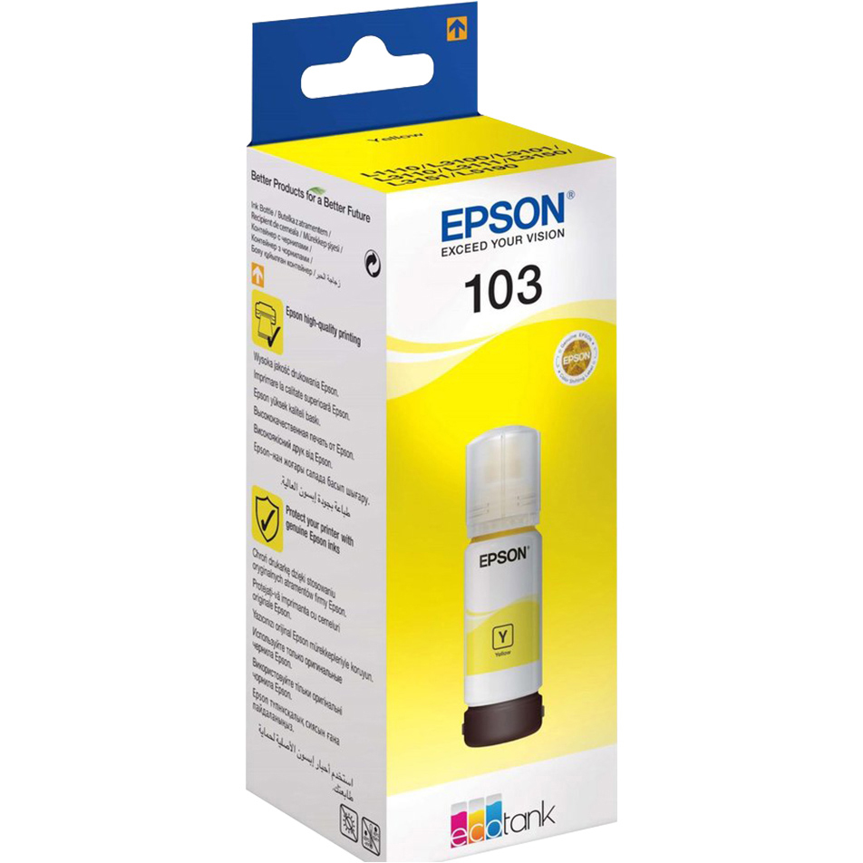 Epson 103 EcoTank Yellow Ink Bottle - T00S4