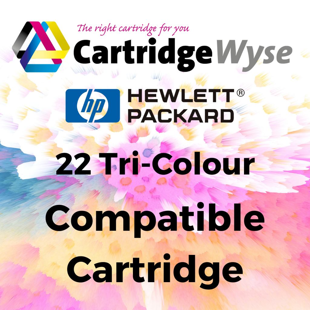 Remanufactured HP 22 Tri-Colour Standard Capacity Printer Ink Cartridge - C9352AE