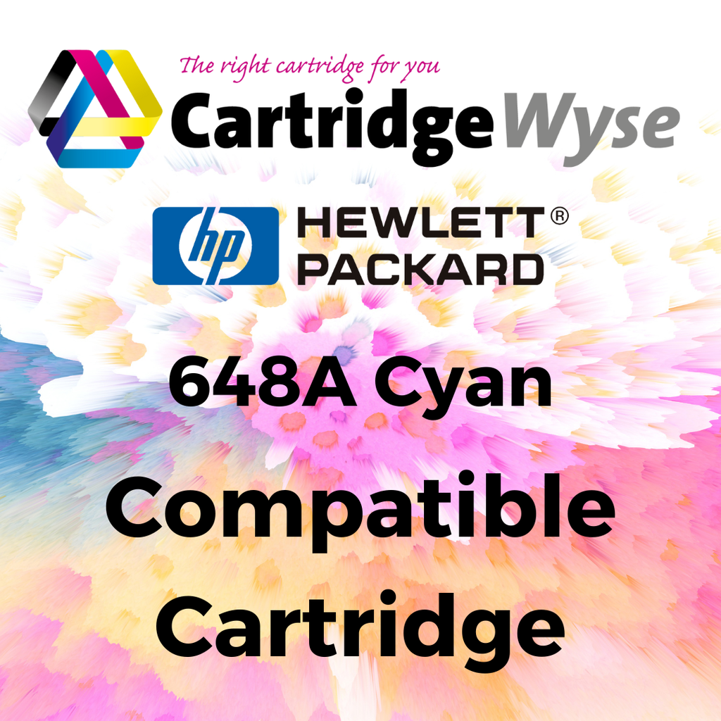 Compatible HP Cyan 648A High Capacity Laser Toner - CE261A