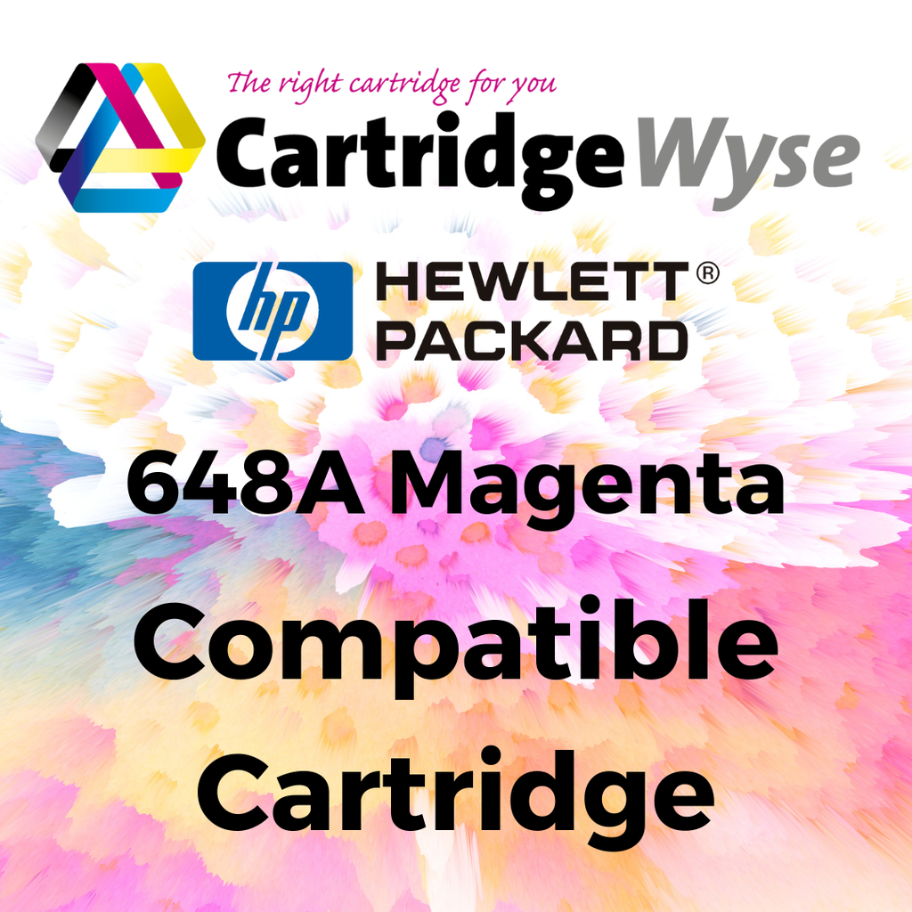 Compatible HP 648A Magenta Standard Capacity Laser Toner - CE263A