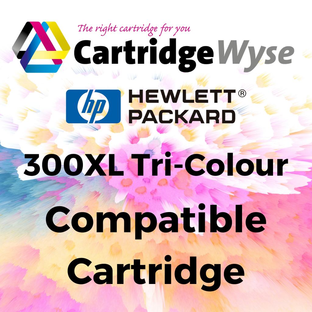 Remanufactured HP 300XL Tri-Colour High Capacity Ink Cartridge