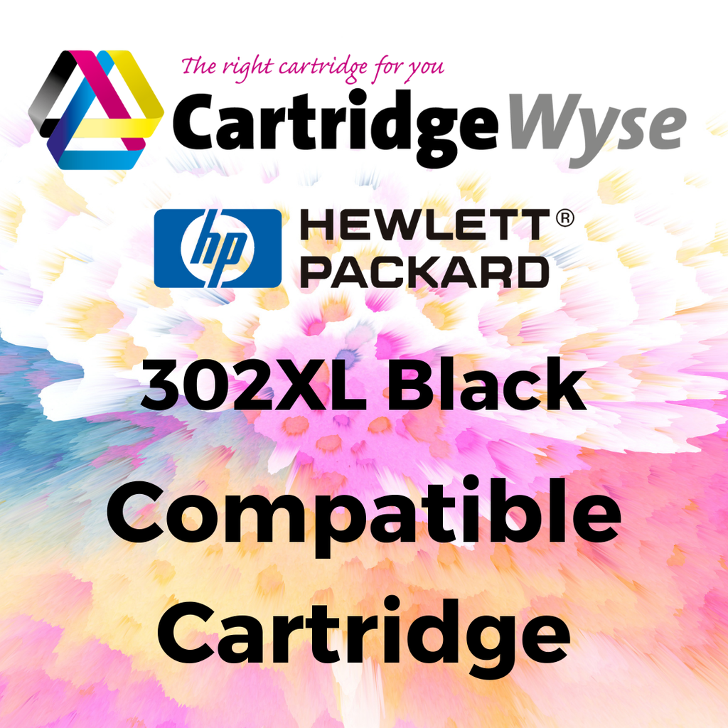 Remanufactured HP 302XL Black High Capacity Ink Cartridge - F6U68AE