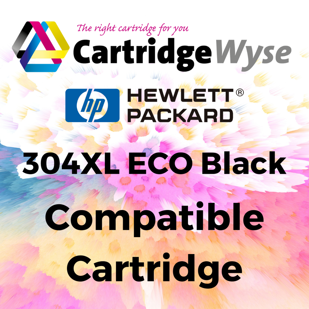 Remanufactured HP 304XL Black ECO High Capacity Pack - 1 Printhead + 3 Tanks - N9K08AE