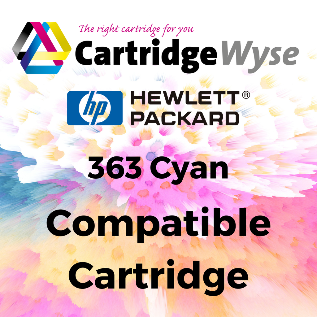 Compatible HP 363 Cyan Standard Capacity Ink Cartridge - C8771EE