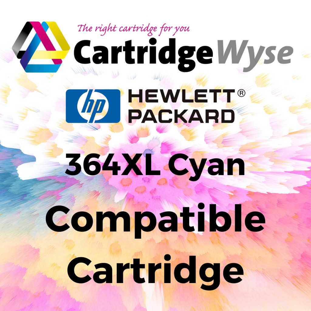 Compatible HP 364XL Cyan High Capacity Ink Cartridge - CB323EE