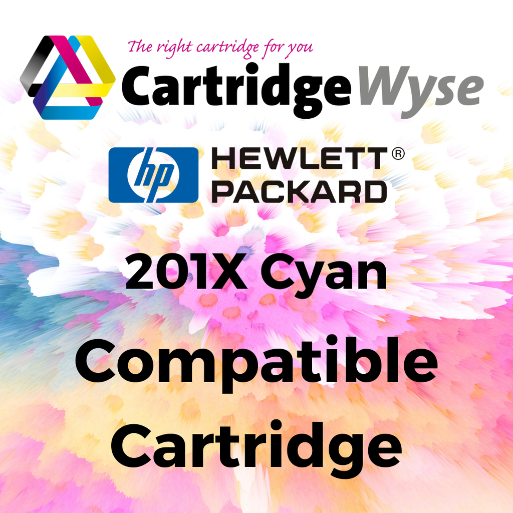 Compatible HP 201X Cyan High Yield Toner Cartridge - CF401X