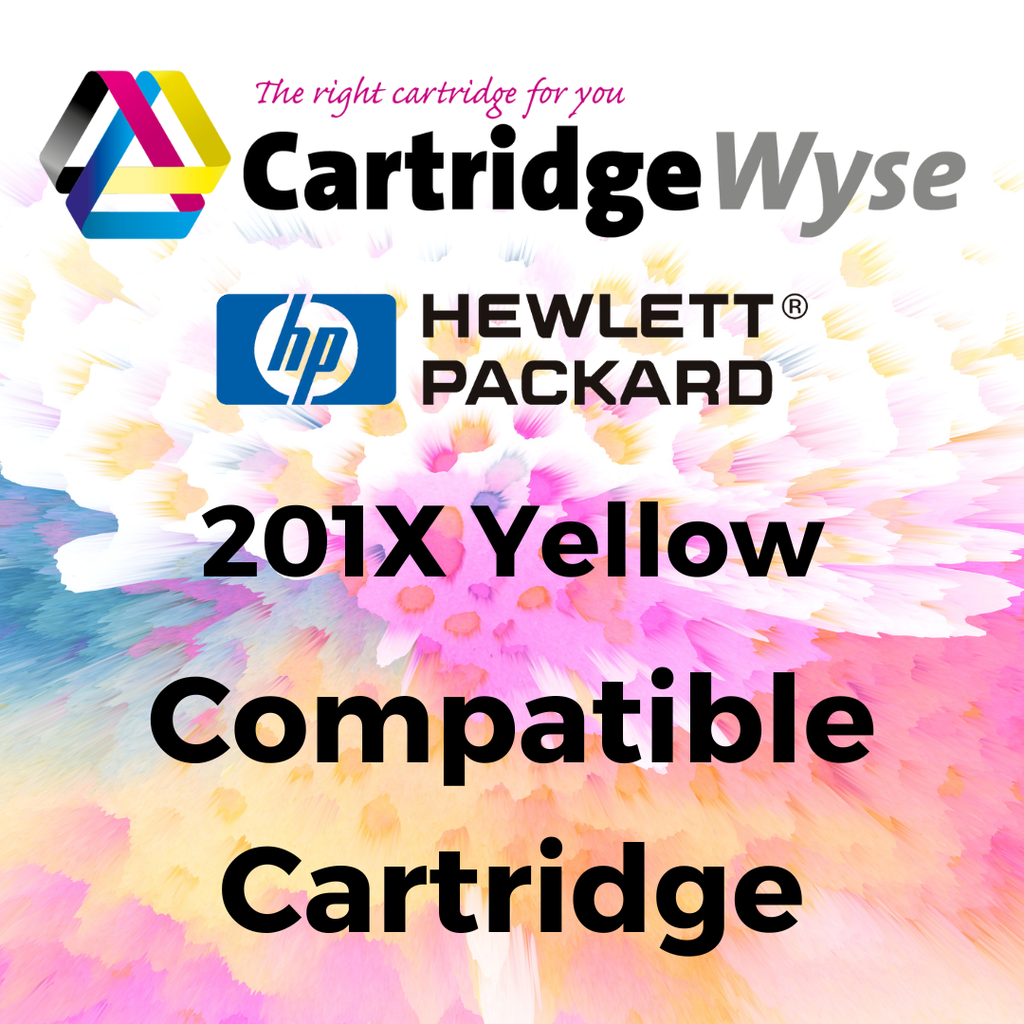 Compatible HP 201X Yellow High Capacity Toner Cartridge - CF402X