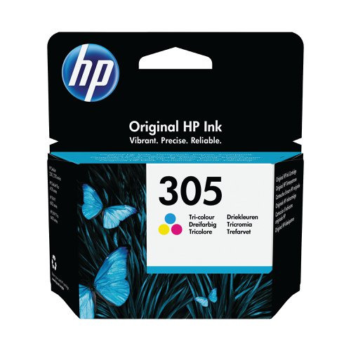 HP 305 Tri-Colour Ink Cartridge - 3YM60AE