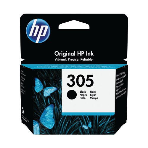 HP 305 Black Ink Cartridge - 3YM61AE