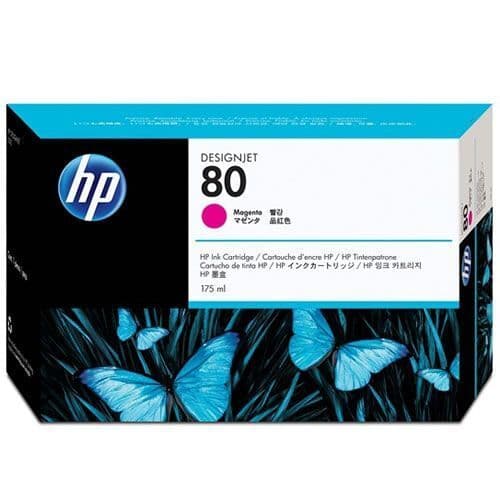 HP 80 DesignJet Magenta Ink Cartridge - 350ml - C4847A