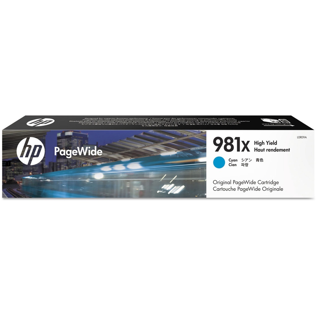 HP 981X Cyan High Capacity Ink Cartridge - L0R09A