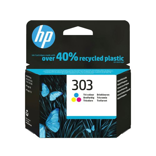 HP 303 Tri-Colour Standard Capacity Ink Cartridge - T6N01AE