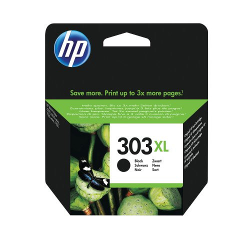 HP 303XL Black High Capacity Ink Cartridge - T6N04AE