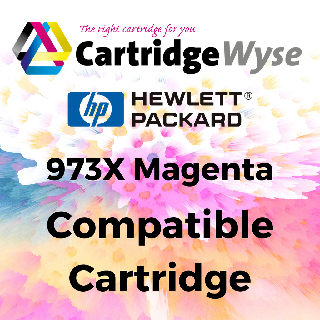 Remanufactured HP 973X Magenta High Capacity Ink Cartridge - F6T82AE