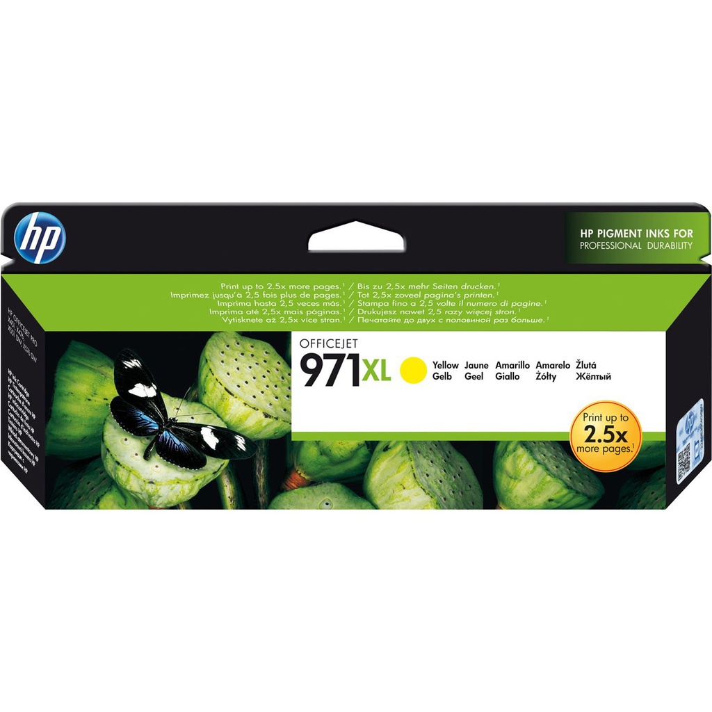 HP 971XL Yellow High Capacity Ink Cartridge - CN628AE