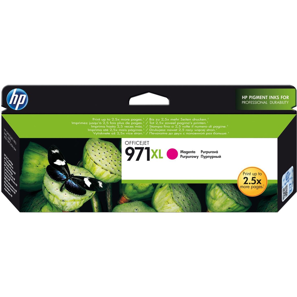 HP 971XL Magenta High Capacity Ink Cartridge - CN627AE