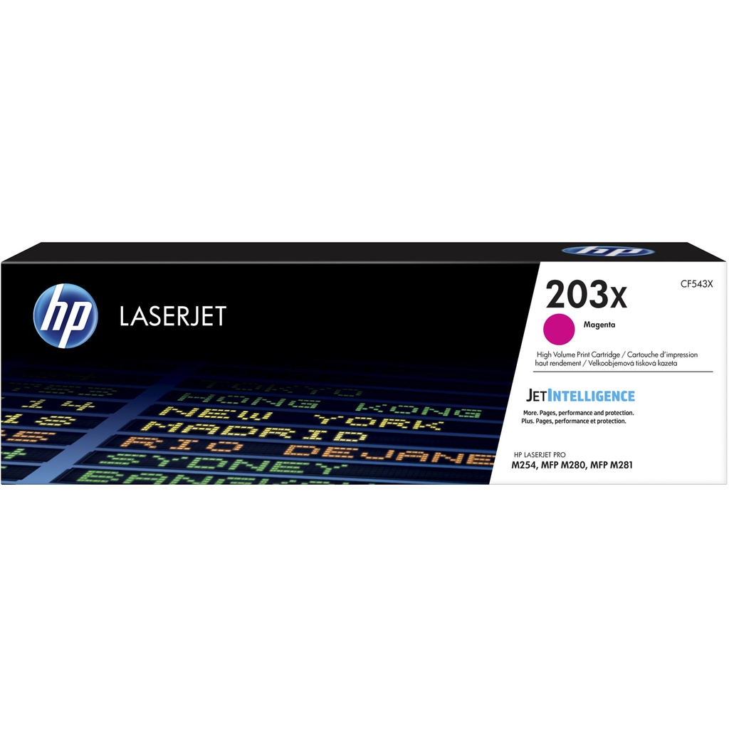 HP 203X Magenta High Capacity Toner Cartridge - CF543X