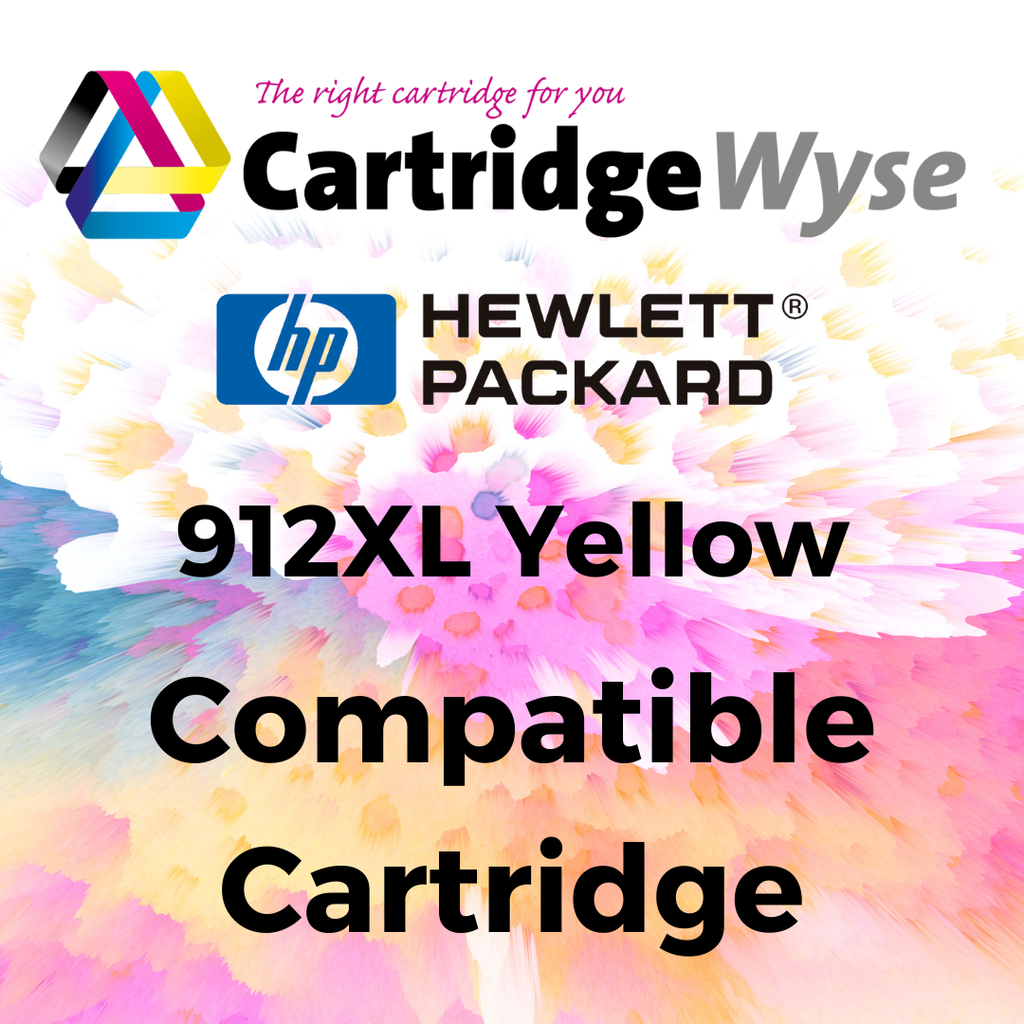 Compatible HP 912XL Yellow High Capacity Ink Cartridge - 3YL83AE