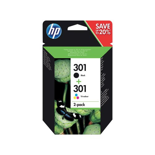 HP 301 Standard Capacity Combo 2-Pack