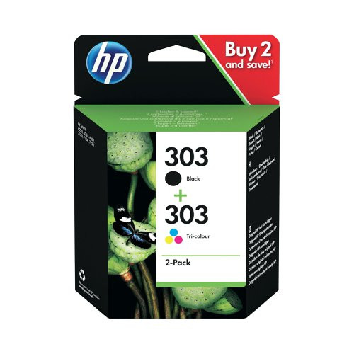 HP 303 Standard Capacity Combo 2-Pack