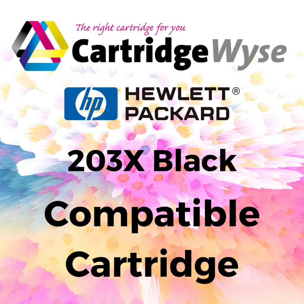 Compatible HP 203X Black High Capacity Toner Cartridge - CF540X